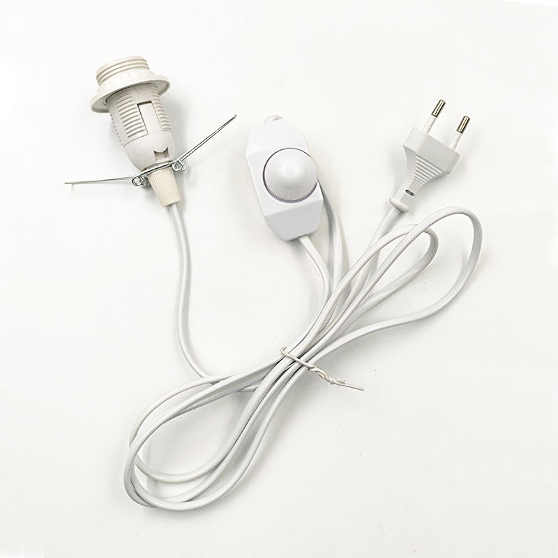 E14 301 Half Snoer Dimmer Koord Draad Licht Switching Plug Power Knop Schakelaar 1.8 m Lijn Kabel LED Lamp EU US Plug Model
