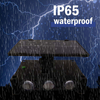GISUN Nieuw product Intelligente lichtregeling Automatisch opladen 6W RGB Solar Wandlamp Led waterdicht licht voor tuin