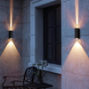 6W Black Beam Moderne Wandlamp Buitenverlichting Indoor Waterdichte LED Lamp Woonkamer Gangpad Park Landschap Tuin Licht