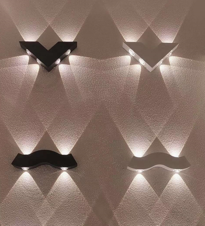 4W Waterdichte IP65 Wandlamp Nordic Eenvoudige Led Woonkamer Wandlamp Hotel Hal Gangverlichting Up en Down Light