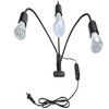 Grensoverschrijdende LED-cliplamp Enkele kop Dubbele kop Driekoppige clip Lamphouder E27 Universele lamphouder met clip