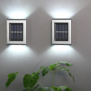 2LED zonnelamp IP65 waterdichte buitenlamp binnenplaats wandlamp voor tuinvilla decoratie