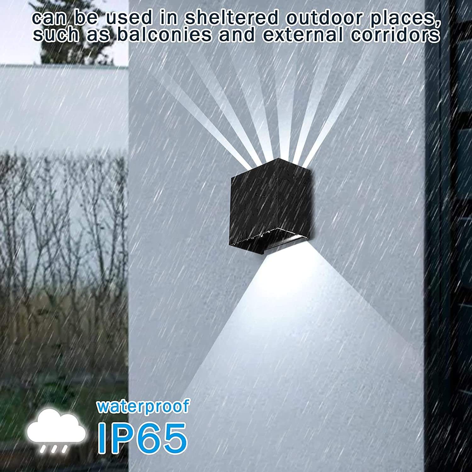 Led Wandlampen IP65 Waterdichte Outdoor/Indoor Trap Verlichting A85-265V Up Down Light Voor Tuin Woonkamer Muur Thuis room Decor