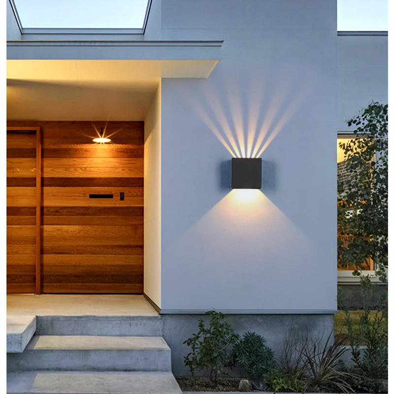 6W LED Wandlamp Tuin Wandlamp IP65 Outdoor Waterdichte Lamp Armatuur Huis Decoratie Verlichting Gang Gangpad Licht
