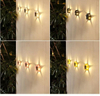Solar wandlamp buiten waterdicht huishouden tuin terras balkon, sfeer decoratie pruimenbloesem nachtlampje