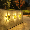 Solar wandlamp buiten waterdicht huishouden tuin terras balkon, sfeer decoratie pruimenbloesem nachtlampje
