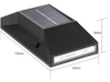 6LED IP65 zonne-licht buiten tuin waterdicht warm te koop RGB warm wit koud wit zonne-lamp