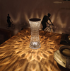 Tiktok Rose Crystal Acryl Bureaulamp Oplaadbaar Klein Nachtlampje Tafellamp Touch Control Kleurveranderende Verwisselbare Bureaulamp