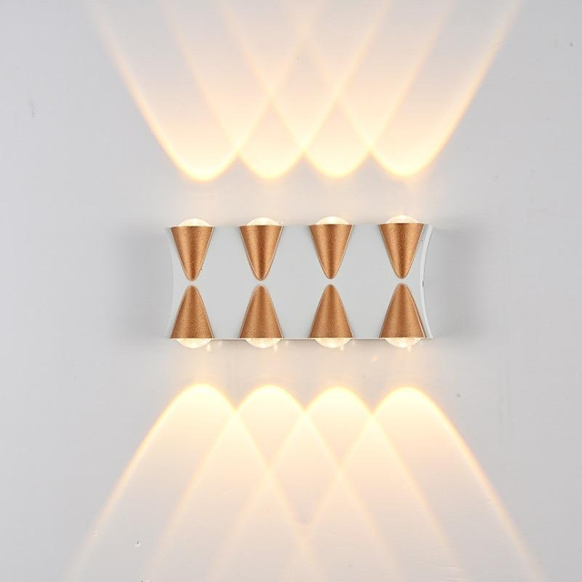 4W 6W 8W IP65 LED Wandlamp Waterdichte Buitenlamp Indoor Wandlamp Up En Down Wandlamp Moderne LED Licht