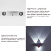 3W9W Moderne Driehoek Indoor Wandgemonteerde LED wandlamp Aluminium voor Home Decoration wandlamp armatuur