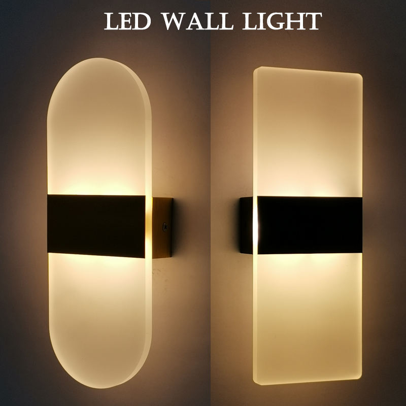 6W Indoor Acryl Wandkandelaar Night Club Lights Tv Achtergrond Wandlamp Indoor Nachtkastje Wandlamp Hotel Wandlamp