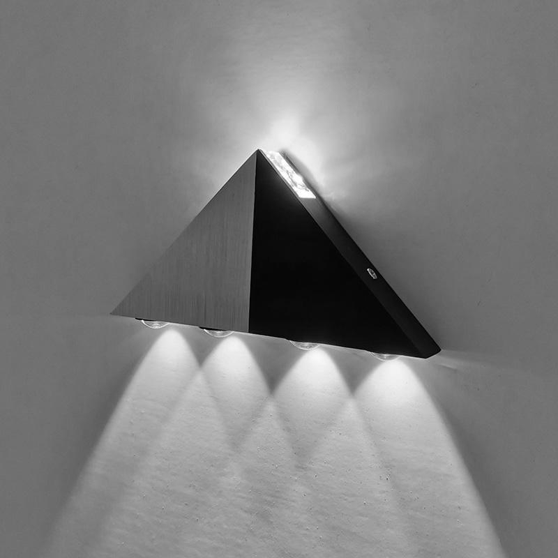 Hagood nieuwe aankomst 5W driehoek decoratieve led-wandlamp AC85-265V binnenverlichting Scandinavisch fancy Eenvoudig modern vintage