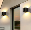 Bewegingssensor 12W LED Wandkandelaar Waterdicht IP65 Veranda Tuin Up En Down Wandlamp Halfronde Waterdichte Wandlamp