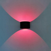 5W RGB Circle Ring-wandlamp voor decoratie binnenshuis, feller licht Zwart/witte LED-wandlamp omhoog en omlaag licht