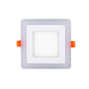 6W 9W 16W 24W Led Plafond Verzonken Paneel Licht Painel Lamp Woondecoratie Ronde Vierkante led Panel Downlight Blauw + Wit