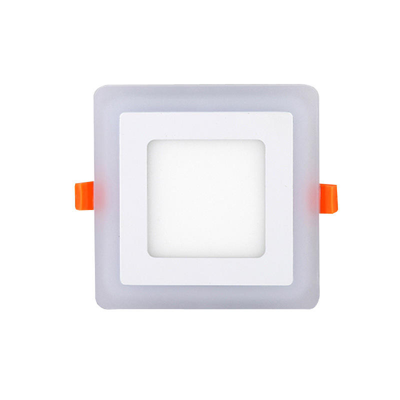 6W 9W 16W 24W Led Plafond Verzonken Paneel Licht Painel Lamp Woondecoratie Ronde Vierkante led Panel Downlight Blauw + Wit