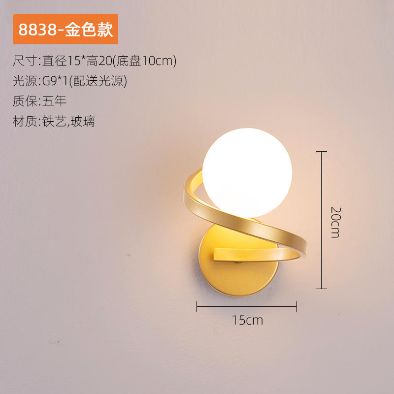 up down woonkamer leeswand beugel Licht led acryl Eenvoud Decoratieve wandlamp Moderne Led Wandlamp