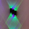Decoratief LED-licht 4 waterdichte trapwandlamp en modern buitennachtlampje buiten led-wandlamp waterdichte muur