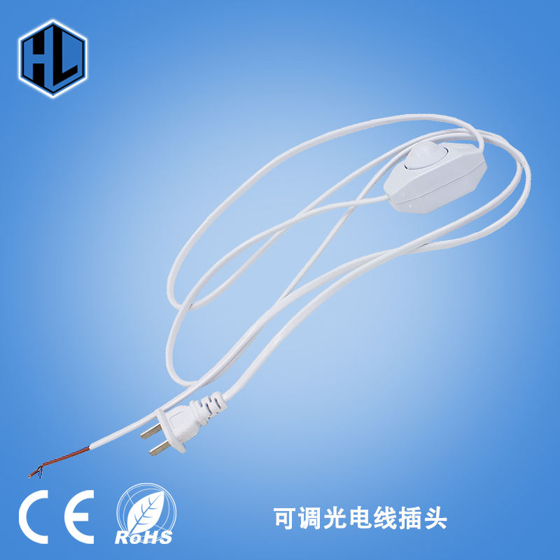 Hot koop 301 Dimbare Knop Schakelaar EU Plug Draad 301 dimmer US Plug AC110-220V 1.8M draad