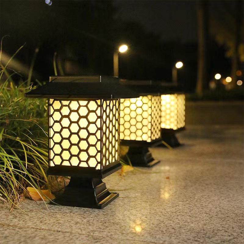 5LED Solar binnenplaats lamp gazon grond lamp Tuin solar lamp tuin trellis outdoor antieke kamer licht decoratie Amerikaanse stijl 