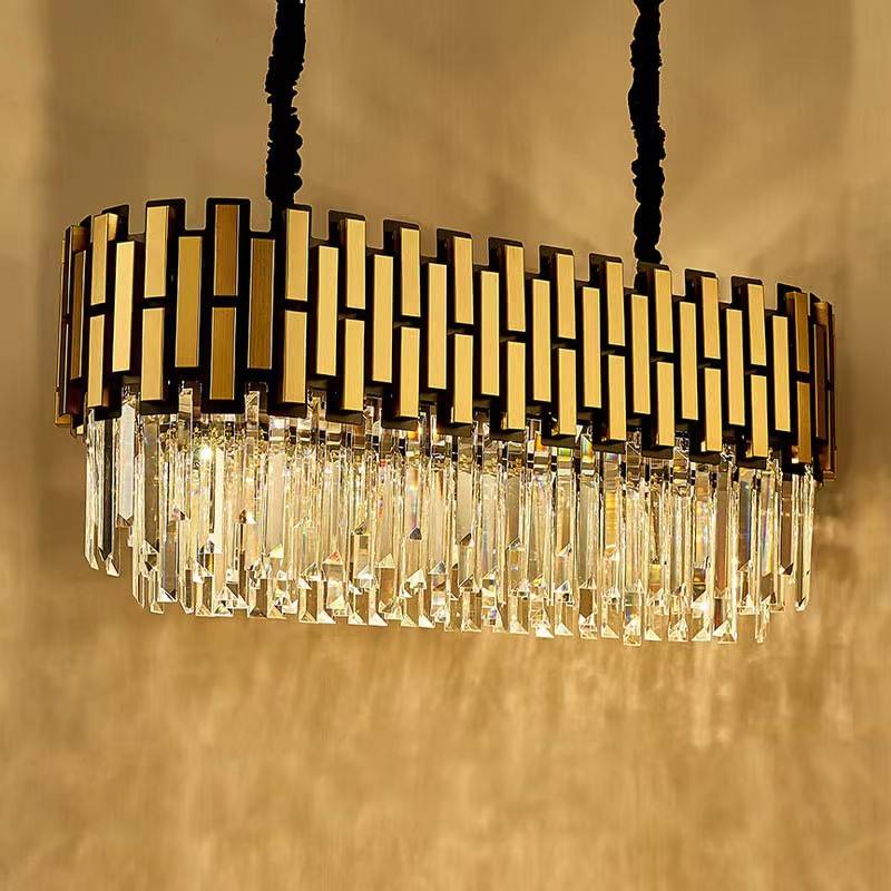 LED kristallen kroonluchter eetkamer kroonluchters moderne kroonluchter E14 lamp Ring Kroonluchter voor Woonkamer Hanglamp Decoratieve Verlichting Stijl kristallen kroonluchter