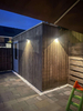 LED Solar Outdoor Light Control Inductie Binnenplaats Decoratie Solar Fence Wandlamp Halfronde energiebesparende straatverlichting