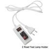 1.5 m Draad 2/4-pins Armatuur Wit EU US Plug Tester LED Lamp Adapter Schakelaar Hoge Kwaliteit voor Led Driver Chip Lamp Light Strip