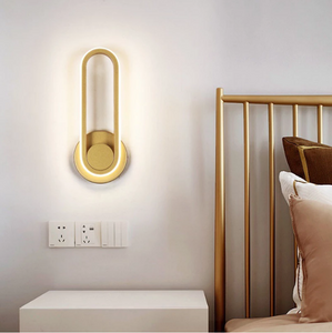 Draaibare Touch Slaapkamer Wandlamp Nachtkastje Indoor Woonkamer Led Wandlampen Armatuur Trap Licht Hagood decoratieve lamparas