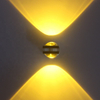 Indoor LED Wandlamp Woonkamer Decoratie Wandlamp Home Verlichting Armatuur Loft Trap Licht Ronde Aluminium AC90-260V