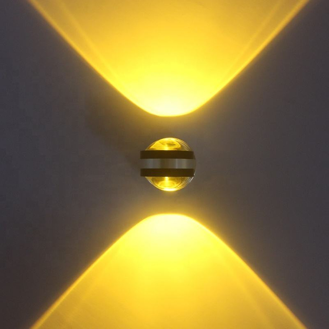 Indoor LED Wandlamp Woonkamer Decoratie Wandlamp Home Verlichting Armatuur Loft Trap Licht Ronde Aluminium AC90-260V