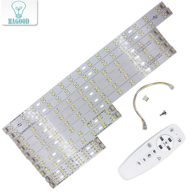 24W dimbare LED-plafondlamp lichtgevend driekleurig aanpassen 5730SMD lichtbronverlichting infraroodregeling slaapkamer downlight