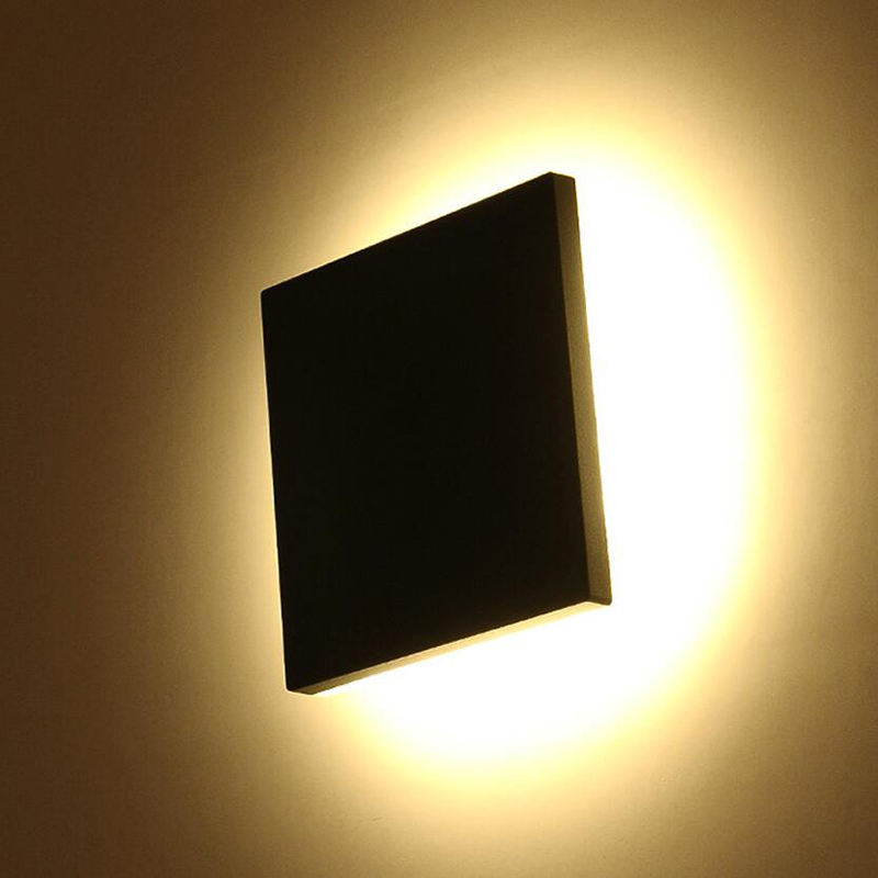 Waterdichte AC85-265V LED Wandlamp Circulaire Ronde Maan Wandkandelaars Verlichtingsarmaturen Voor Woonkamer Slaapkamer Studeerkamer Trap