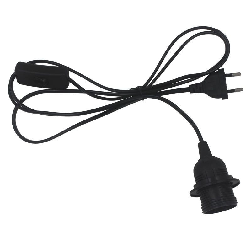 1.8M Lijn Lengte E27 LED Lamp Socket 250V 4A 303 Aan/Uit Lamphouder Adapter Converter voor LED Licht Schorsing Socket Houder