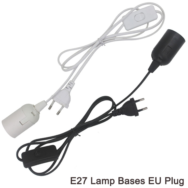 Lijn Kabel 303/304/317/301 Dimmer Netsnoer/Dubbele Knop Schakelaar EU Plug Draad voor LED Lamp/Bureaulamp Luminary USA