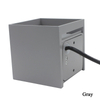 Grijze IP65 verstelbare wandgemonteerde LED wandlamp buiten Cube Sconce Lighting