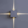 Hoge kwaliteit 4W vierkante Led kruis ster wandlamp indoor blaker verlichting trick light met fabrieksprijs