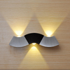 6W LED wandlampen binnen Up en Down wandlamp binnenverlichting led van aluminium Hallamp wandverlichting zilver koel wit
