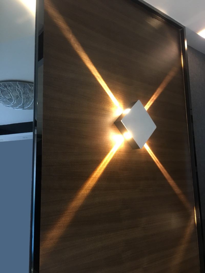 LED Indoor Wandlamp Wandmontage Aluminium Hotel Kapperszaak Wandlamp Woonkamer Hoge Kwaliteit Kruis Ster met Goede Prijs
