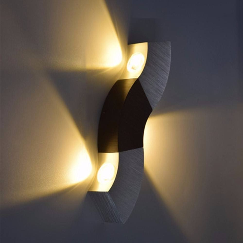 Eenvoudige en snelle installatie Indoor LED Wandlamp Woonkamer Decoratie Wandlamp Home Verlichting Armatuur Loft Trap Licht
