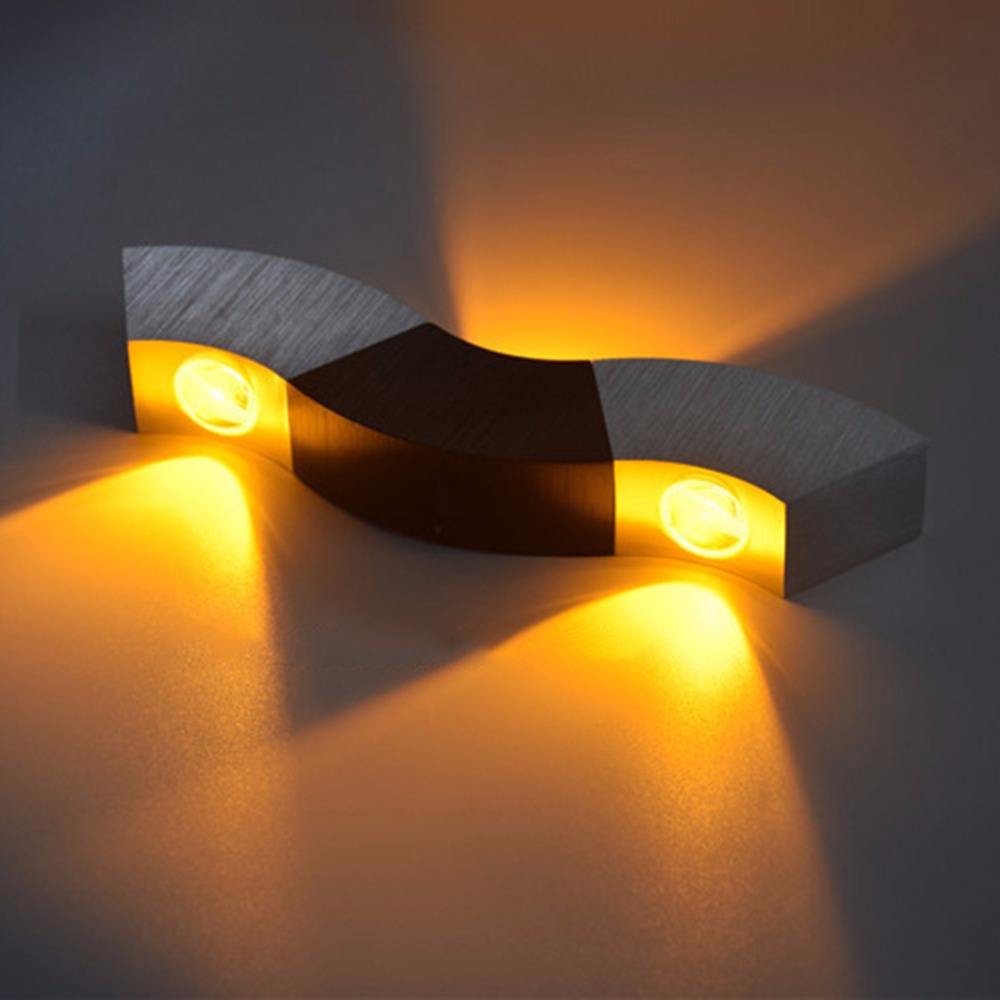 Eenvoudige en snelle installatie Indoor LED Wandlamp Woonkamer Decoratie Wandlamp Home Verlichting Armatuur Loft Trap Licht