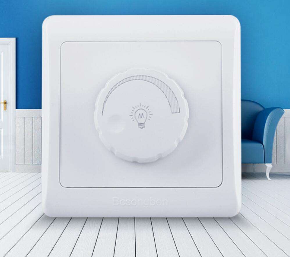 6-450W Indoor Dimmer Switch AC 180- 240 60*100 mm LED dimbaar Kunststof Accessoires