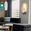 21W LED Wandlamp 2.4G Traploos Dimmende Wandlampen met Afstandsbediening Trappen Gang Lang Warm Wit Drie Kleurtemperatuur