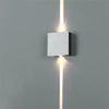 Goede kwaliteit zilveren vierkante led muur lmap loft blaker lamp Fabrieksprijs moderne binnenverlichting