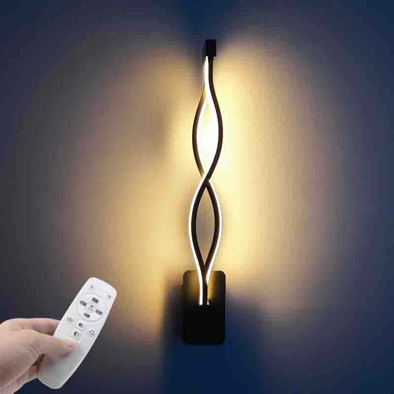Nieuwigheid 16W LED Wandkandelaars Indoor Home 21W 2.4G Dimmende Fancy Wandlamp met Afstandsbediening Trappen Lamp