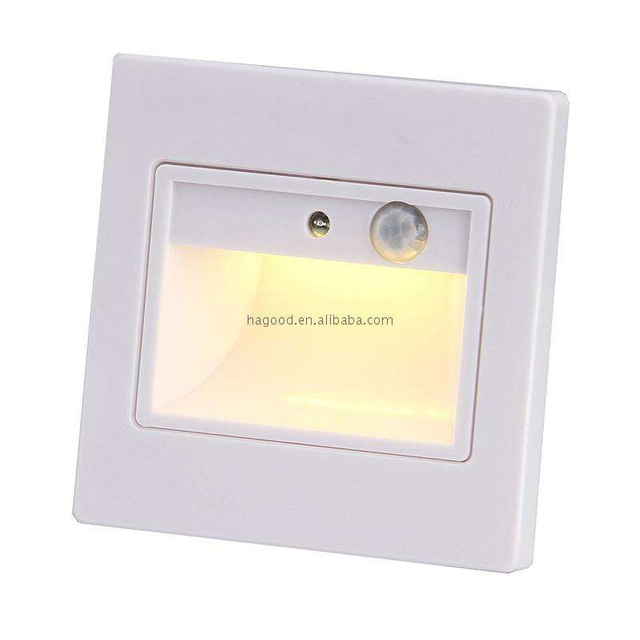 Hot Koop Nachtlampje PIR Detector + Sensor Voet Lamp LED Trap Licht Voor Hotel Thuis Trappen Gebruik Lampen In Lage Prijs