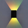 Hoge kwaliteit lage prijs 5W energiebesparende binnendecoratie RGB slimme controller rechthoekige vorm Muurbeugel lamp traplamp