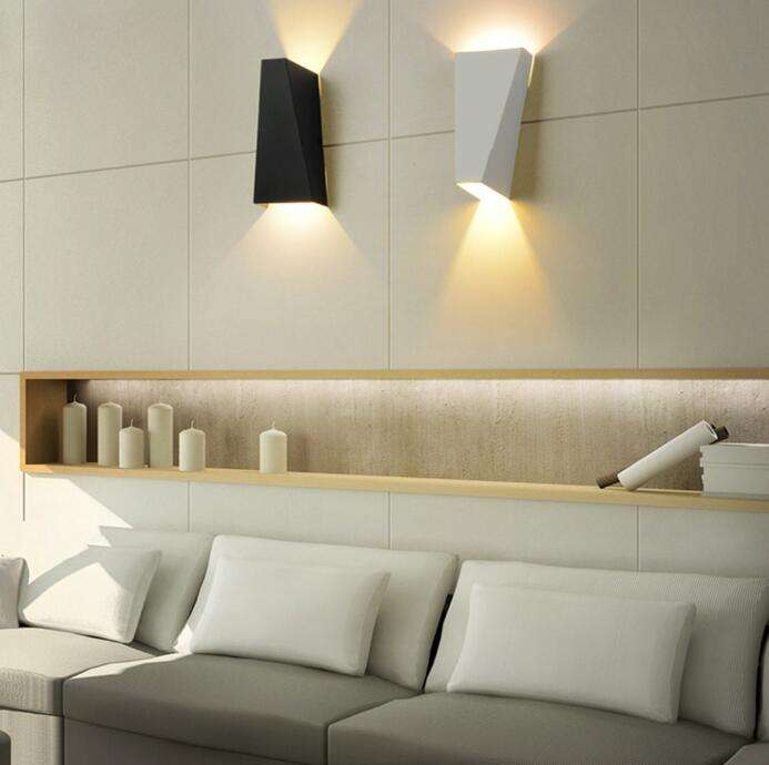 Moderne op en neer LED-wandlampen Leeslampjes voor het bed Woonkamer Decoratie Verlichting Hotel Indoor Wandlamp