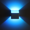 Hoogwaardige 3W kubus led-wandlamp met RGB-afstandsbediening voor woonkamerverlichting binnenshuis