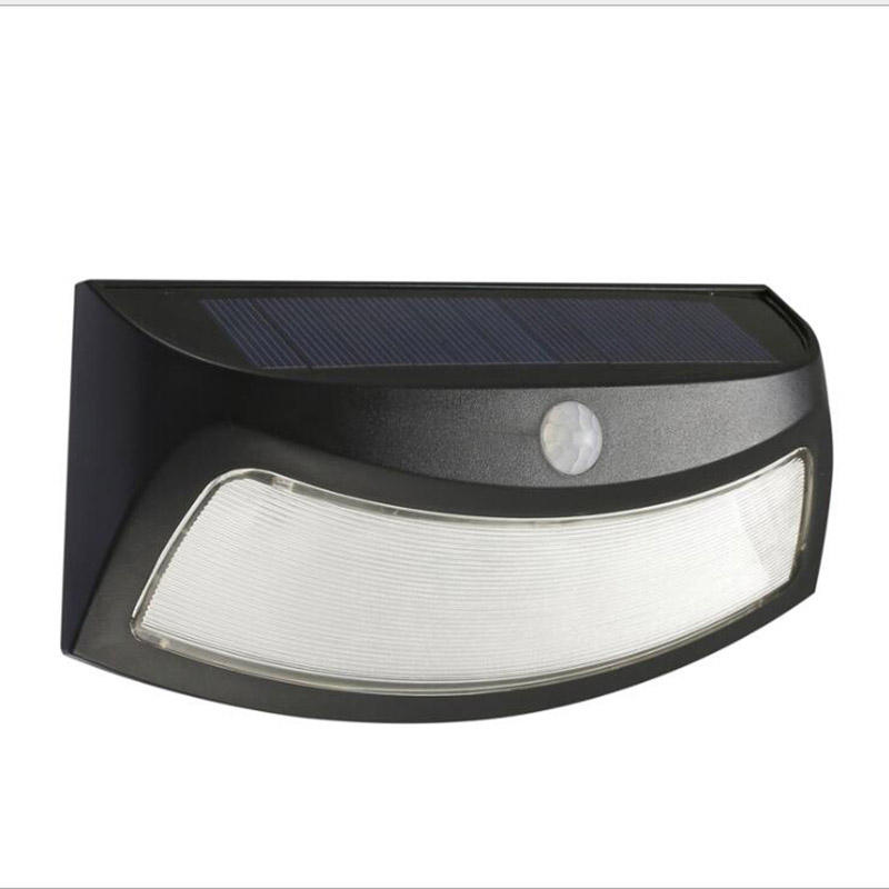IP44 Hoogwaardige nieuwe smile-zonnelamp voor tuinverlichting Zonne-energie Hekbeveiligingslamp met bewegingssensor