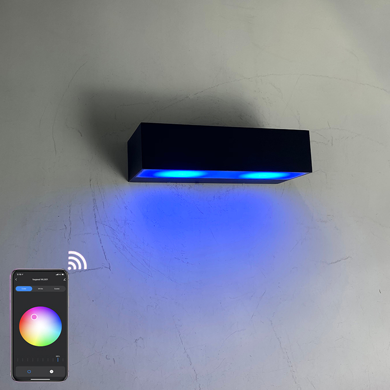 Slimme wandlamp app-gestuurde led-wandlamp indoor muur led-verlichting indoor muur led-verlichting app-gestuurde lichtschakelaar